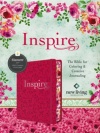 NLT Inspire Bible, Filament Enabled, LeatherLike, Pink